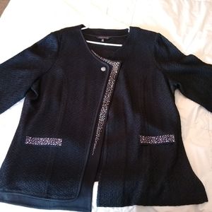 Ming Wang 3/4 sleeve jacket
